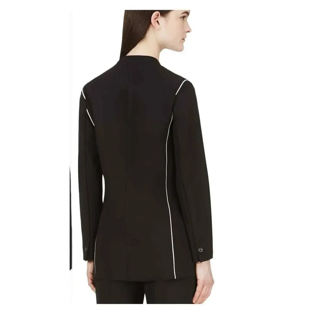 HELMUT LANG Origami Crepe Pierce Blazer Size 4
